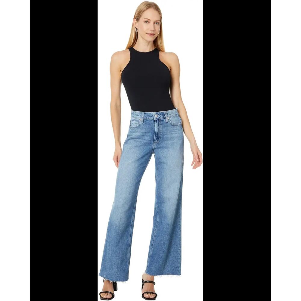 Paige Anessa 31" Raw Hem in Archives Sz 33 NWT